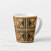 Mug géométrique Art Déco 12oz (Angle droit)