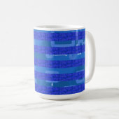 Mug Géométrique Bleu (Devant droit)