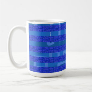 Mug Géométrique Bleu