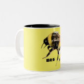 Mug géométrique Bumblebebe Art (Devant gauche)