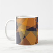 Mug Géométrique, cool, tendance, moderne, triangles si (Gauche)
