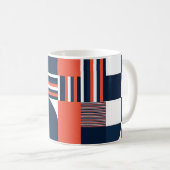 Mug Géométrique créative : Conception moderne et trans (Devant droit)