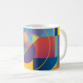 Mug Géométrique créative : couverture Vintage Abstrait (Devant droit)