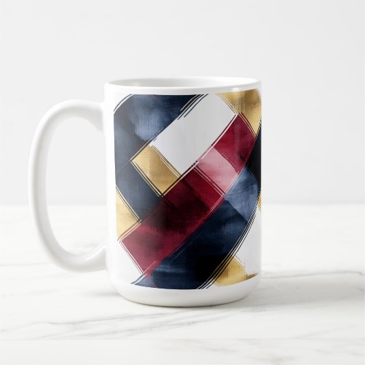 Mug Géométrique Diagonal (Gauche)