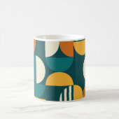 Mug Géométrique Du Milieu Du Siècle : Conception Rétro (Centre)