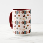 Mug Géométrique Et Bloquée En Style Boho (Devant gauche)