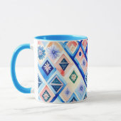 : Mug géométrique floral (Gauche)