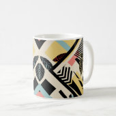Mug Géométrique minimaliste : conception Motif (Devant droit)