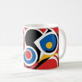 Mug Géométrique Moderne du Milieu du Siècle (Devant droit)