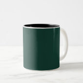 Mug géométrique or vert émeraude (Devant droit)