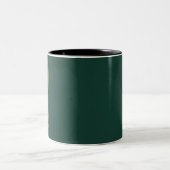 Mug géométrique or vert émeraude (Centre)
