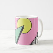 Mug Géométrique postmoderne : composition Abstraite (Devant droit)