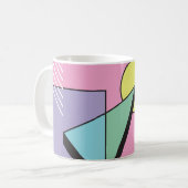 Mug Géométrique postmoderne : composition Abstraite (Devant gauche)