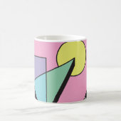 Mug Géométrique postmoderne : composition Abstraite (Centre)
