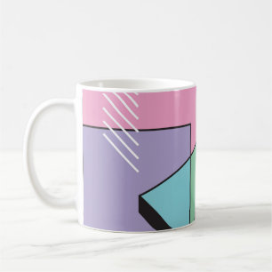 Mug Géométrique postmoderne : composition Abstraite