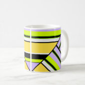 Mug Géométrique, rayure (Devant droit)