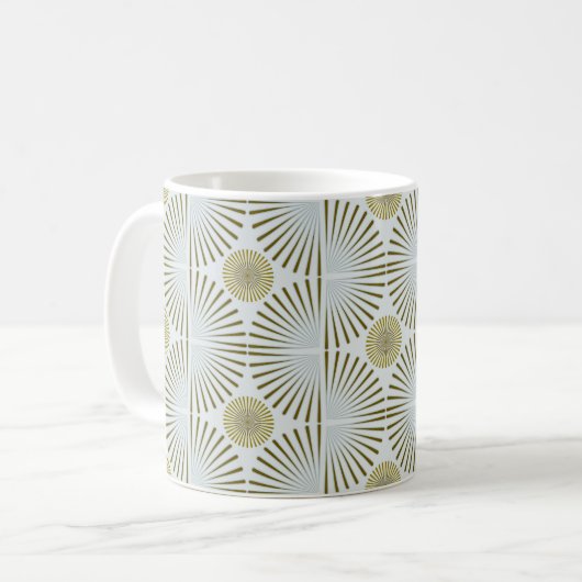 Mug Géométrique Tribale Muet (Devant gauche)
