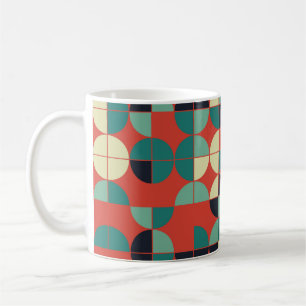 Mug Géométrique Vintage, Motif transparent.