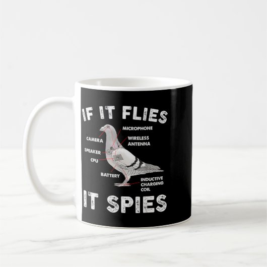 Mug Geon If It Flies Ses Geon Anatomy Theory Bird Love (Gauche)