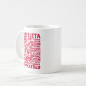Mug Geordie slang (Devant gauche)