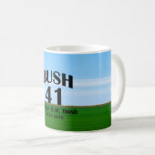 Mug George H.W. Bush 1924-2018 (Devant droit)