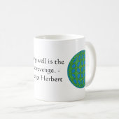 Mug George Herbert Citation Avec Un Design Merveilleux (Devant droit)