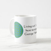 Mug George Herbert Citation Avec Un Design Merveilleux (Devant gauche)