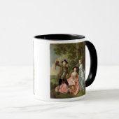 Mug George Rogers avec son épouse, Margaret, et son (Devant droit)