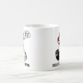 Mug George Washington Brexit 1776 Drapeau UE Lunettes (Centre)