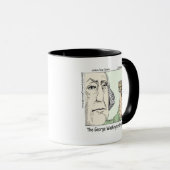 Mug George Washington Bridge & Dentures Drôle cadeau (Devant droit)