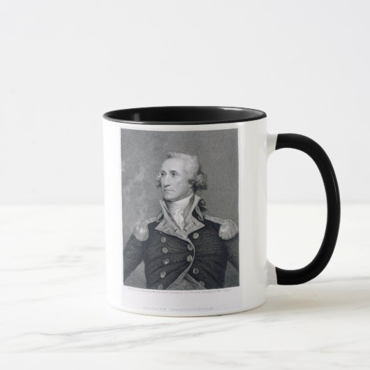 Mug George Washington, gravé par brun Durand de (Droite)