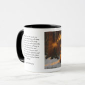 Mug George Washington Prière pour la musique de notre  (Devant gauche)