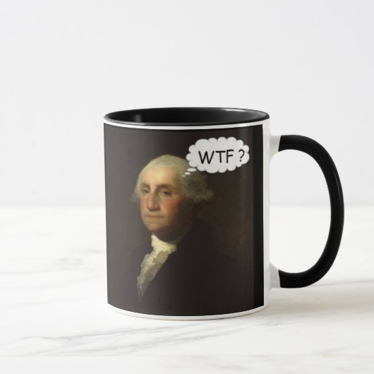Mug George Washington tournant dans sa tombe drôle (Droite)