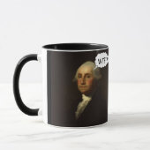 Mug George Washington tournant dans sa tombe drôle (Gauche)