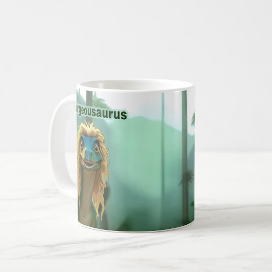 Mug Georgeousaurus Blond Dinosaur (Devant gauche)