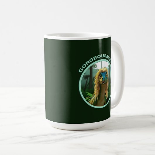 Mug Georgeousaurus Blond Dinosaur (Devant droit)