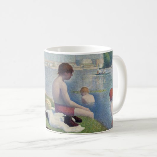 Mug Georges Seurat - Baignades aux Asnières (Devant droit)