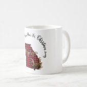 Mug Georgia A Plaid All Come Home Pour Noël (Devant droit)