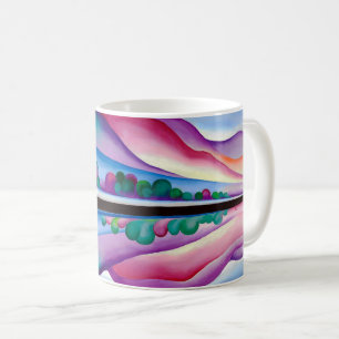 Mug Georgia O'Keeffe, Lake George Reflection (1921)
