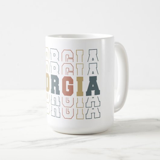 Mug Géorgie (Devant droit)