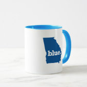 MUG GÉORGIE ÉTAT BLEU (Devant droit)
