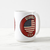 Mug Géorgie États-Unis d'Amérique (Devant droit)