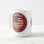 Mug Géorgie États-Unis d'Amérique (Devant gauche)