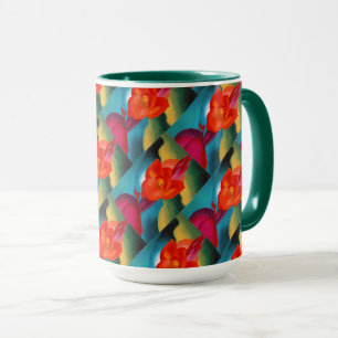 Mug Géorgie O'Keefe 1919 Canne rouge