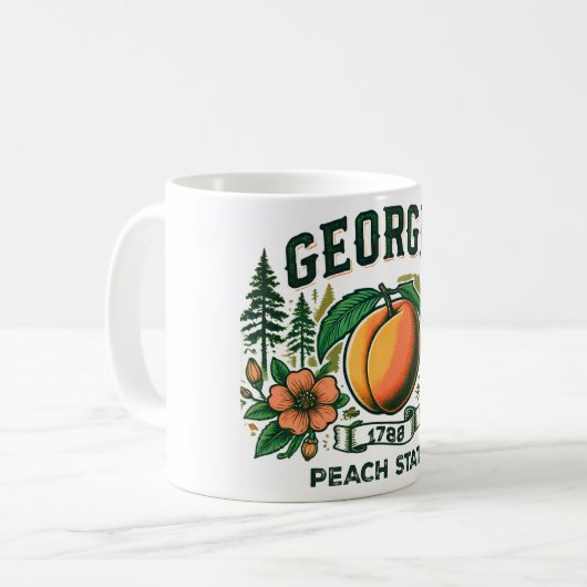 Mug Géorgie vintage (Devant gauche)
