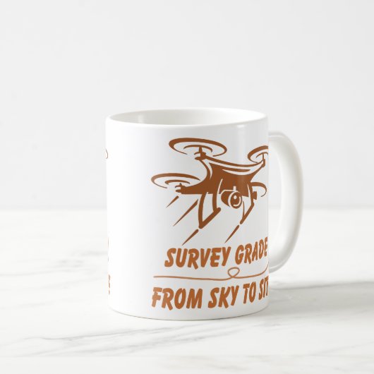 Mug Géospatial/Surveyor Boire (Devant droit)