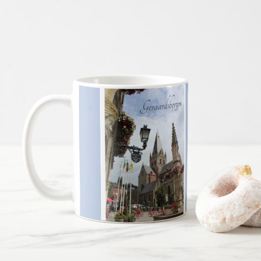 Mug Geraardsbergen, Flandre orientale, Belgique Souven (Avec donut)