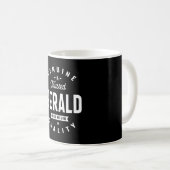 Mug Gerald Nom personnalisé Anniversaire (Devant droit)