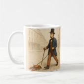 Mug Gerard de Narval walking his pet lobster Coffee Mu (Gauche)