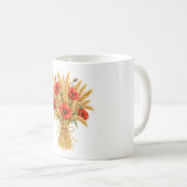 Mug Gerbe de blé avec des coquelicots rouges (Devant droit)